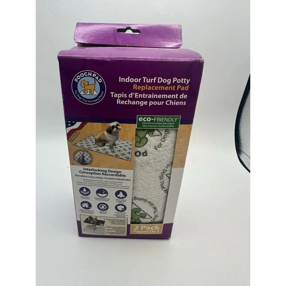 POOCHPAD Reusable ULTRA ABSORBENT INTERLOCKING PAD BEIGE 2 PACK w/Snaps
